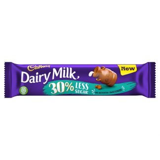 Cadbury Dairy Milk 30% Less Sugar Chocolate Bar